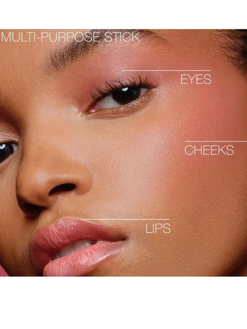 NARS The Multiple Multi Purpose Stick for Lips Cheeks Eyes-Orgasm Crave-Travel